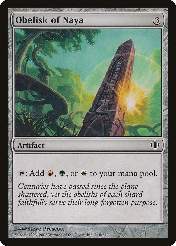 Obelisk of Naya (216) [Shards of Alara]