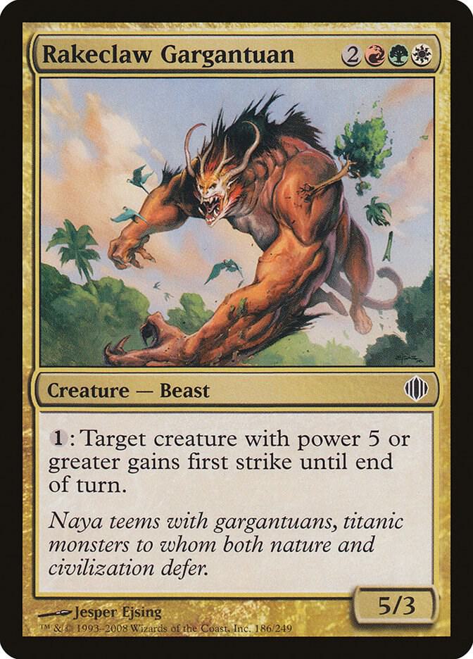 Rakeclaw Gargantuan (186) [Shards of Alara]