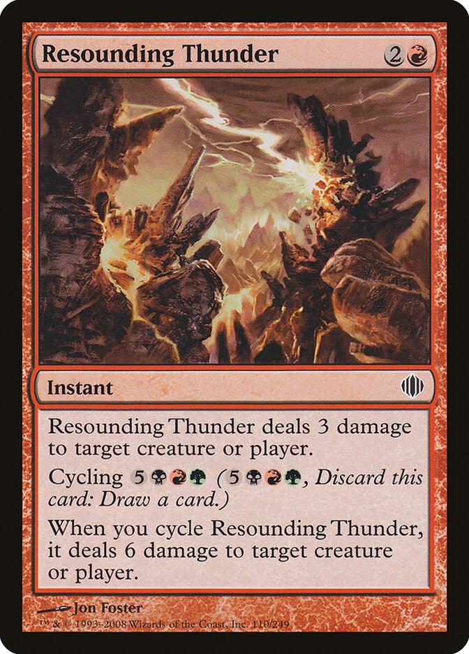 Resounding Thunder (110) [Shards of Alara]