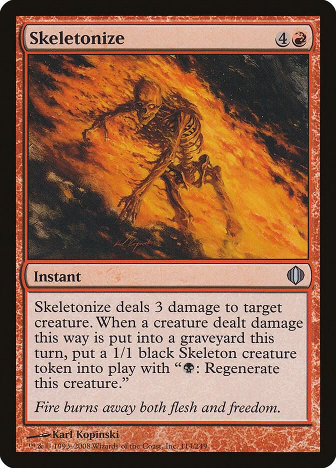 Skeletonize (114) [Shards of Alara]