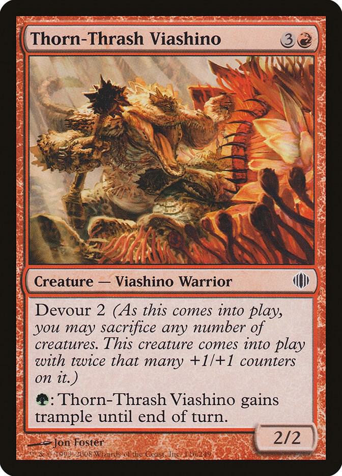 Thorn-Thrash Viashino (116) [Shards of Alara]