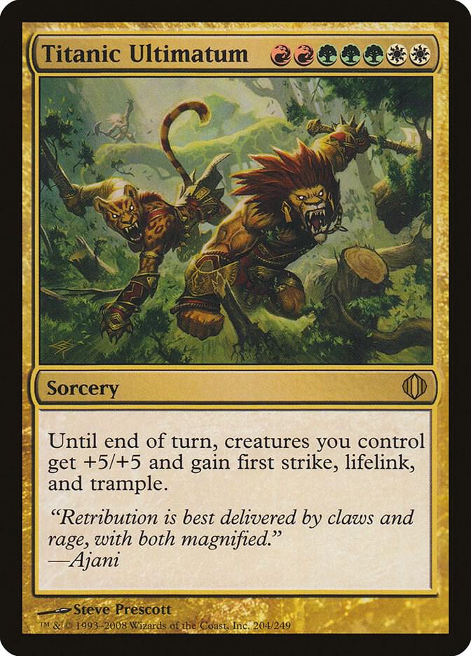 Titanic Ultimatum (204) [Shards of Alara]