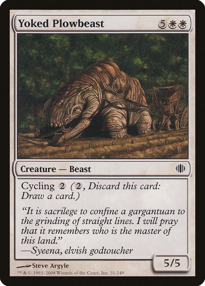 Yoked Plowbeast (31) [Shards of Alara]