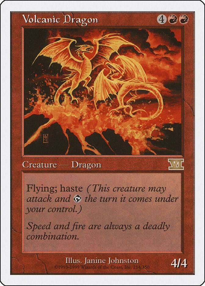 Volcanic Dragon (214) [Classic Sixth Edition]