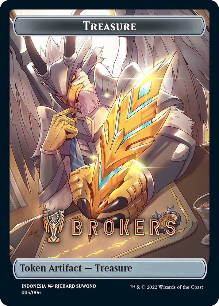 Treasure Token (Brokers) [SEA Exclusive] (5) [Streets of New Capenna]