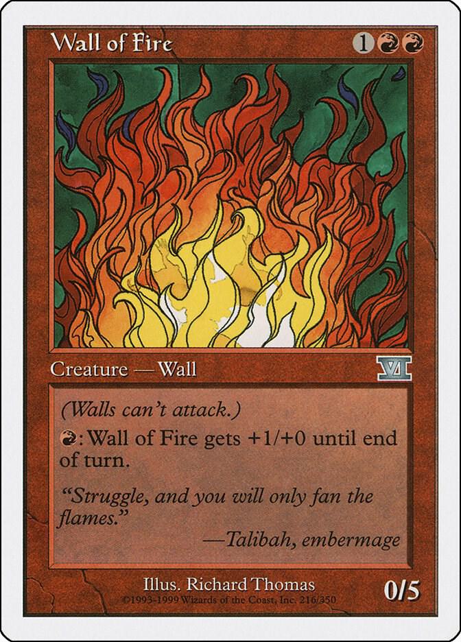 Wall of Fire (216) [Classic Sixth Edition]