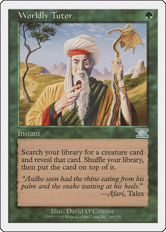 Worldly Tutor (269) [Classic Sixth Edition]