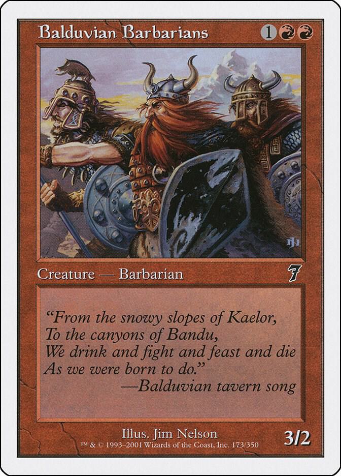 Balduvian Barbarians (173) [Seventh Edition]