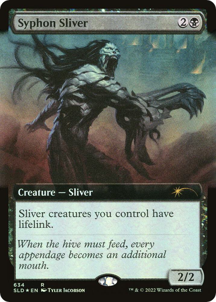 Syphon Sliver (Extended Art) (634) [Secret Lair Drop] [Extended Art]