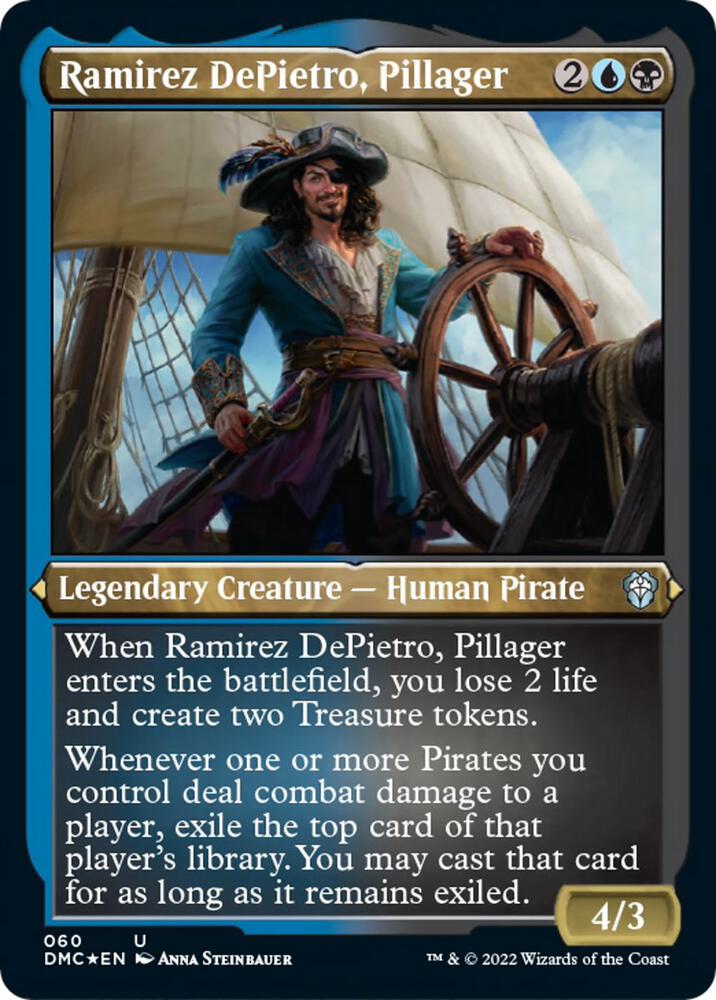 Ramirez DePietro, Pillager (Foil Etched) (60) [Dominaria United Commander]