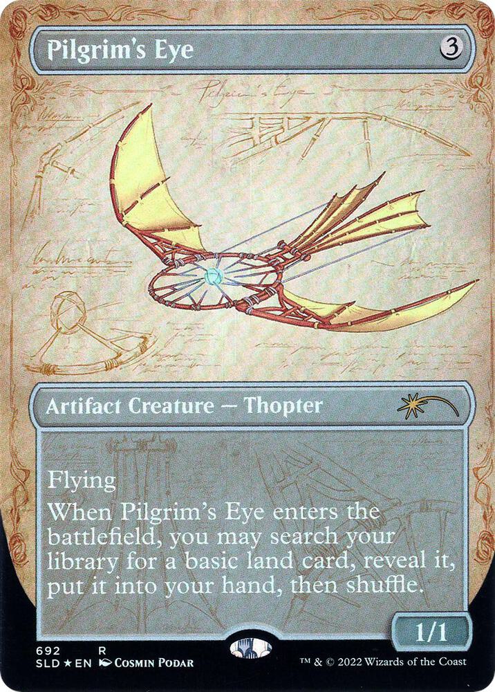 Pilgrim's Eye (Borderless) (692) [Secret Lair Drop] [Borderless]