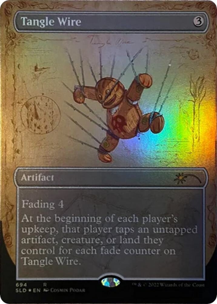 Tangle Wire (Borderless) (694) [Secret Lair Drop] [Borderless]