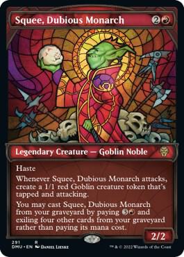 Squee, Dubious Monarch (Showcase) (291) [Dominaria United] [Showcase]