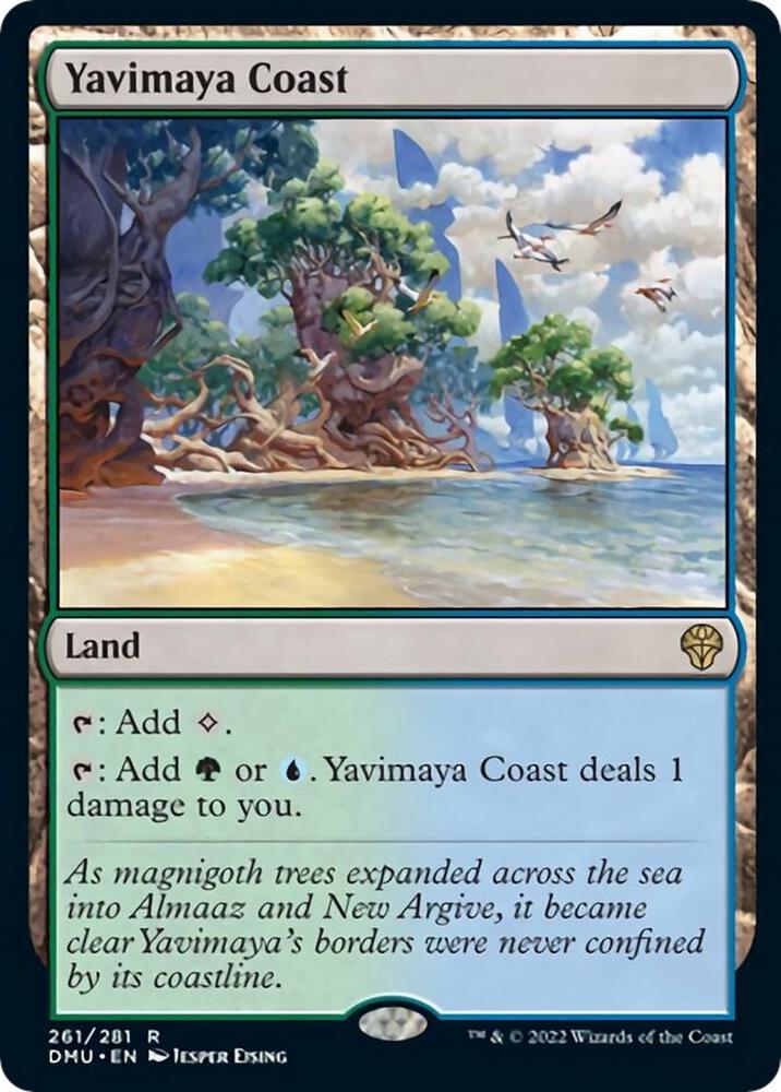Yavimaya Coast (261) [Dominaria United]