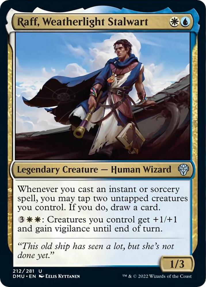 Raff, Weatherlight Stalwart (212) [Dominaria United]