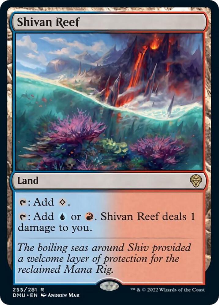 Shivan Reef (255) [Dominaria United]