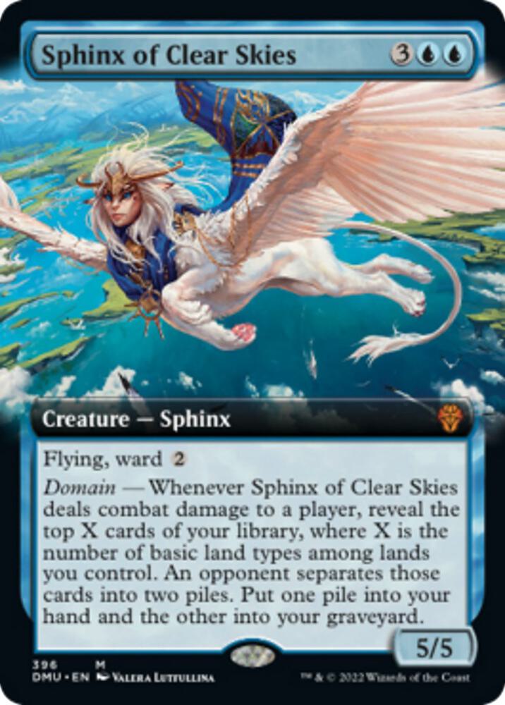 Sphinx of Clear Skies (Extended Art) (396) [Dominaria United] [Extended Art]