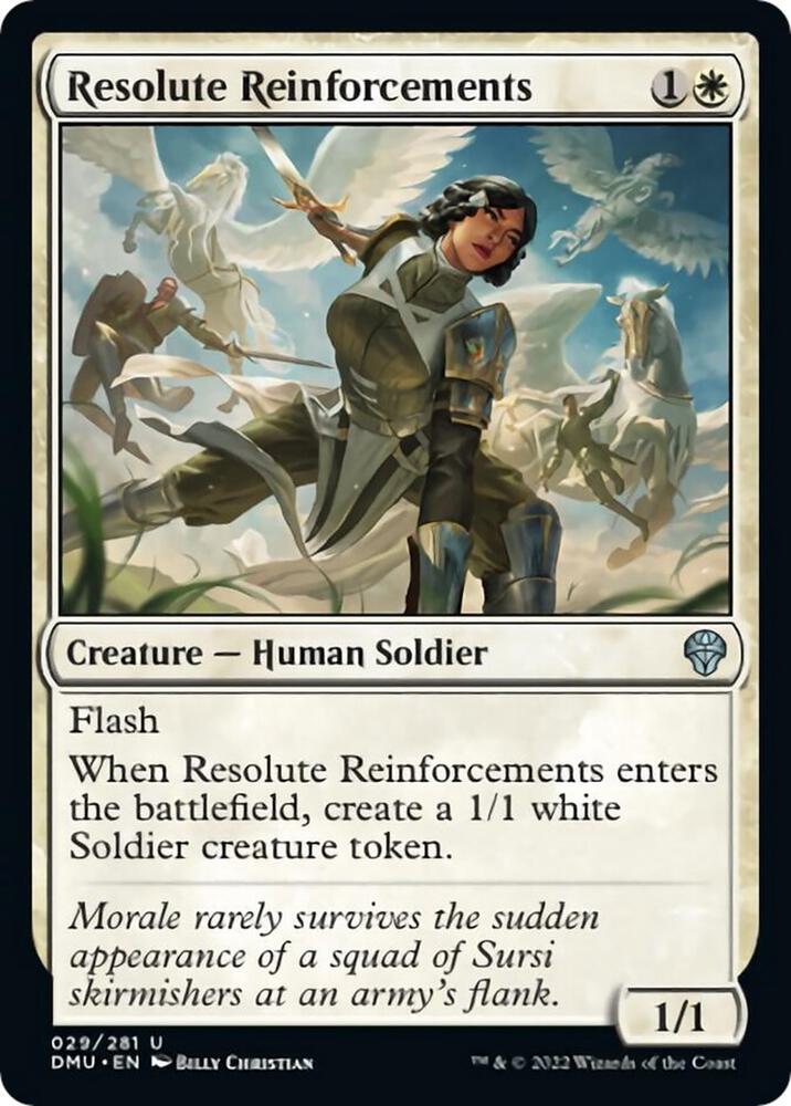 Resolute Reinforcements (29) [Dominaria United]