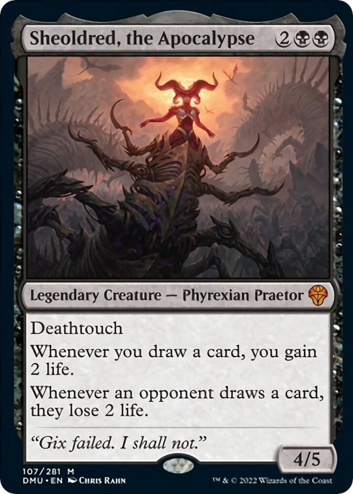 Sheoldred, the Apocalypse (107) [Dominaria United]