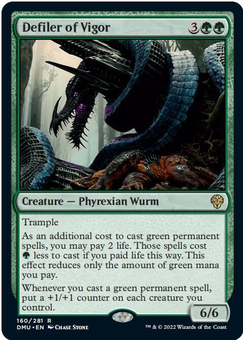 Defiler of Vigor (160) [Dominaria United]