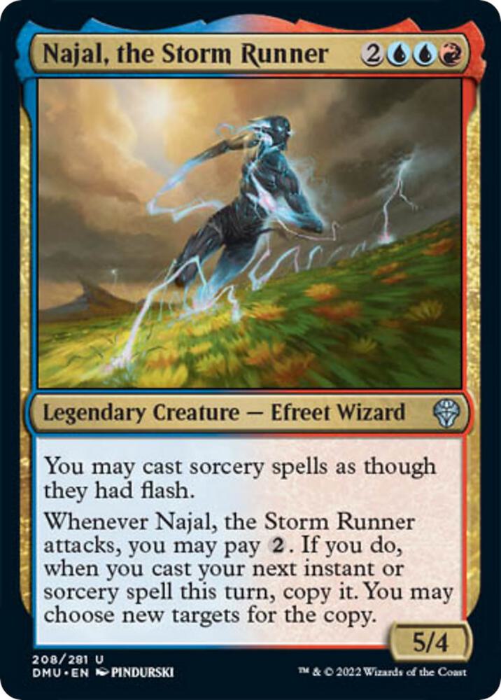 Najal, the Storm Runner (208) [Dominaria United]