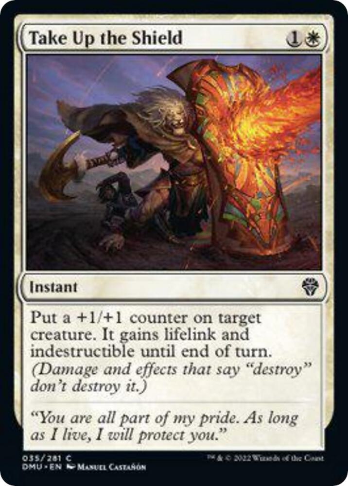 Take Up the Shield (35) [Dominaria United]
