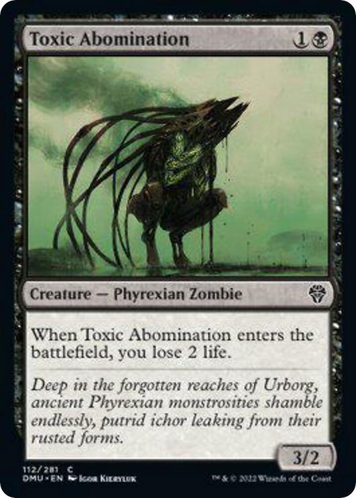 Toxic Abomination (112) [Dominaria United]