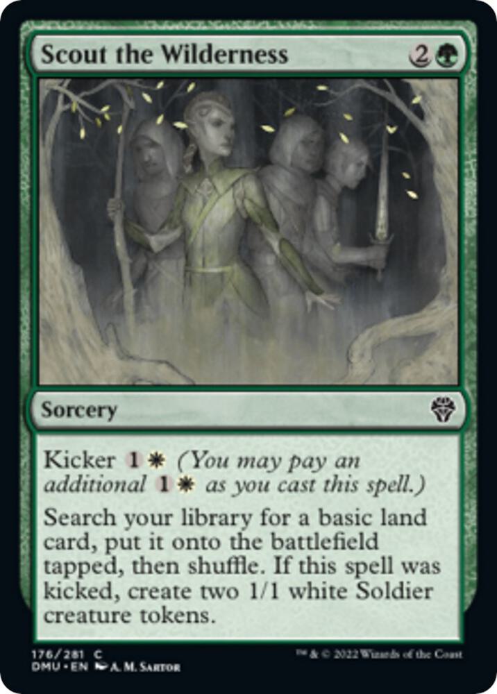 Scout the Wilderness (176) [Dominaria United]