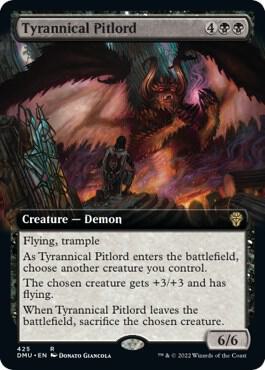 Tyrannical Pitlord (Extended Art) (425) [Dominaria United] [Extended Art]