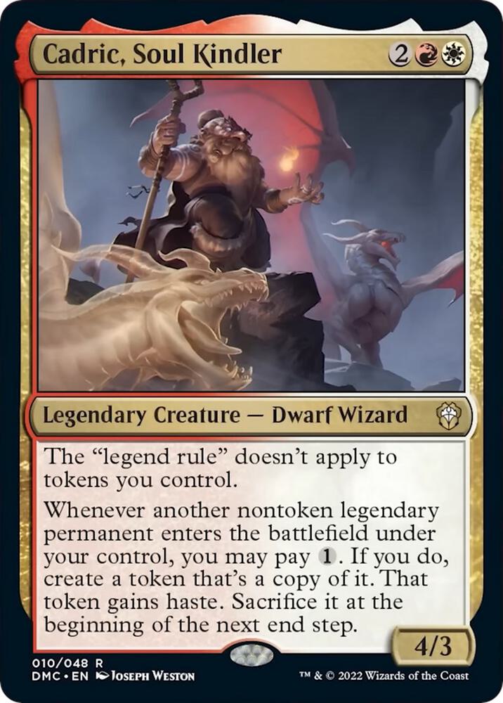 Cadric, Soul Kindler (10) [Dominaria United Commander]