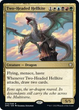 Two-Headed Hellkite (14) [Dominaria United Commander]