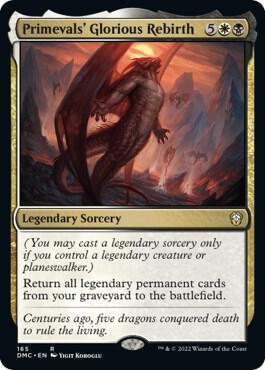 Primevals' Glorious Rebirth (165) [Dominaria United Commander]