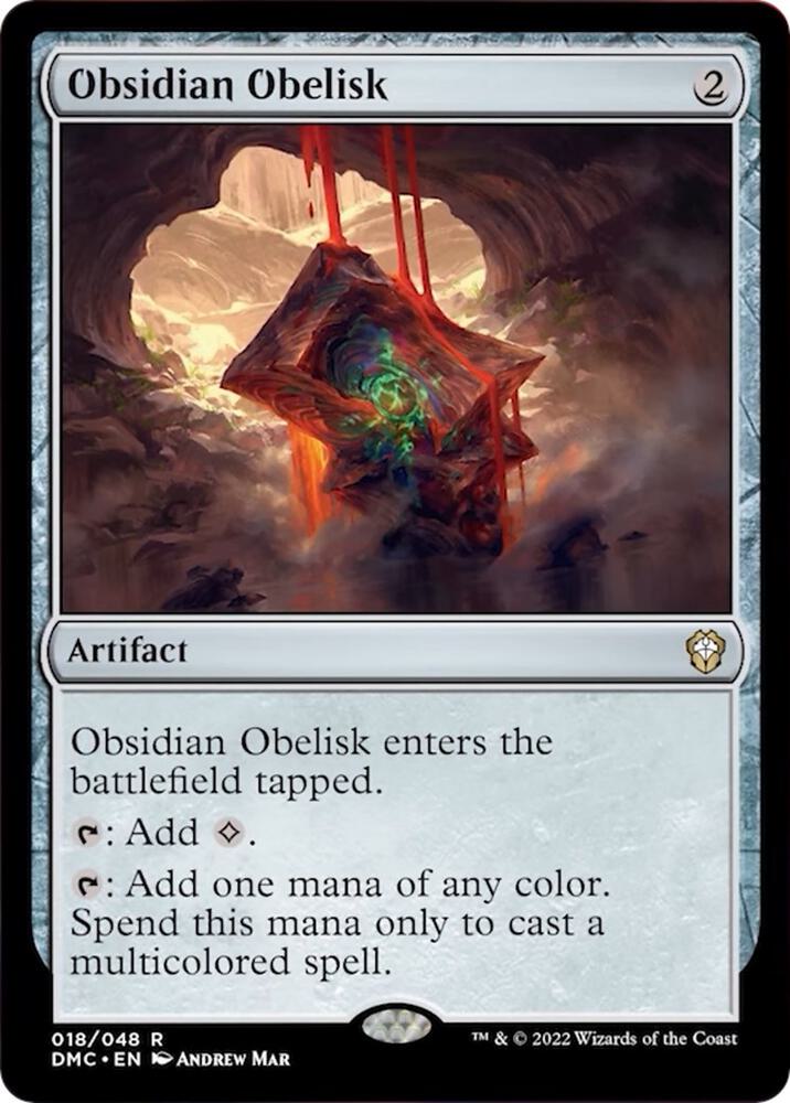 Obsidian Obelisk (18) [Dominaria United Commander]