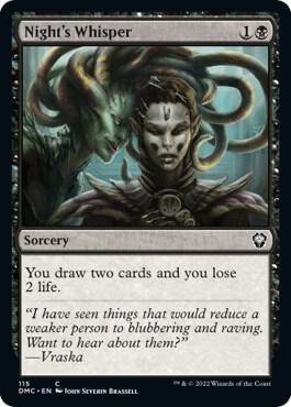 Night's Whisper (115) [Dominaria United Commander]