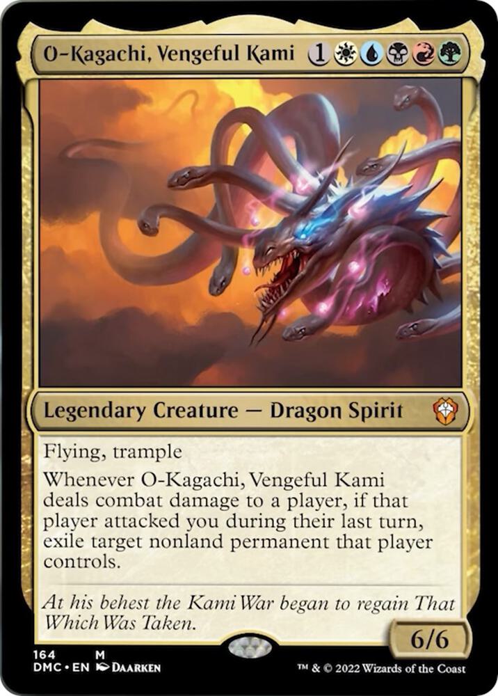O-Kagachi, Vengeful Kami (164) [Dominaria United Commander]