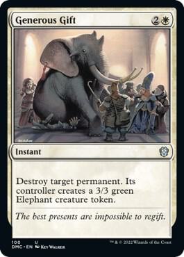 Generous Gift (100) [Dominaria United Commander]