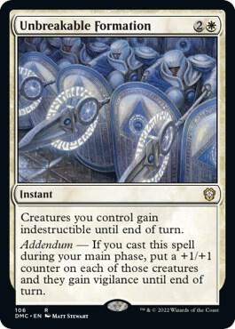 Unbreakable Formation (106) [Dominaria United Commander]