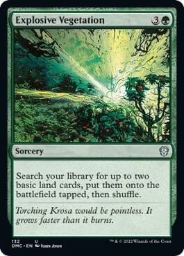 Explosive Vegetation (132) [Dominaria United Commander]