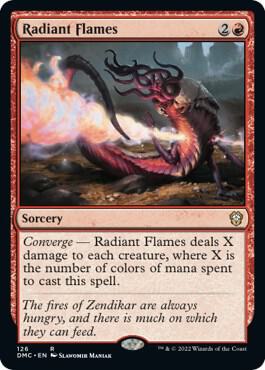Radiant Flames (126) [Dominaria United Commander]