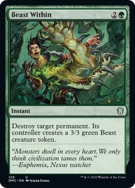Beast Within (129) [Dominaria United Commander]