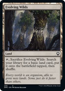 Evolving Wilds (208) [Dominaria United Commander]
