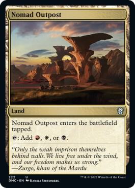 Nomad Outpost (222) [Dominaria United Commander]