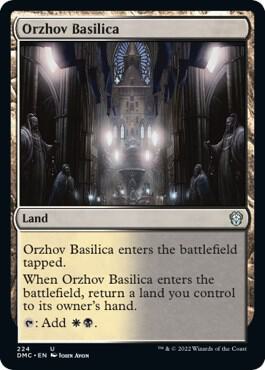 Orzhov Basilica (224) [Dominaria United Commander]
