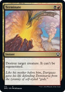 Terminate (172) [Dominaria United Commander]