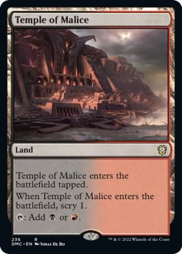 Temple of Malice (236) [Dominaria United Commander]