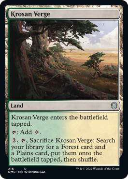 Krosan Verge (216) [Dominaria United Commander]