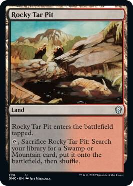 Rocky Tar Pit (228) [Dominaria United Commander]