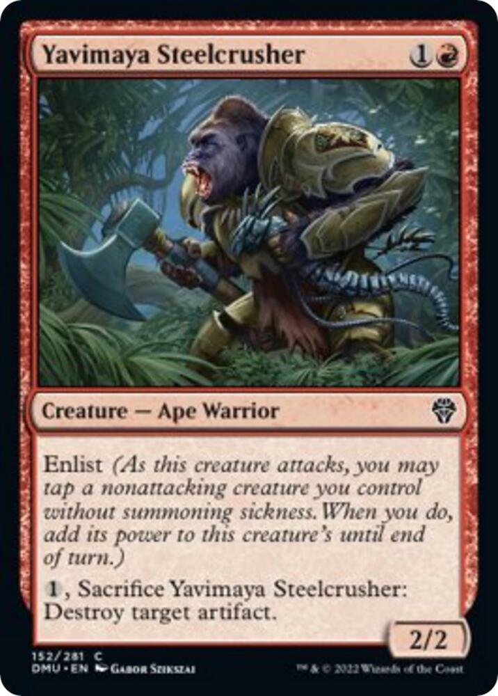 Yavimaya Steelcrusher (152) [Dominaria United]