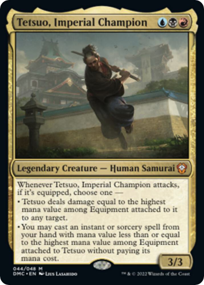 Tetsuo, Imperial Champion (44) [Dominaria United Commander]