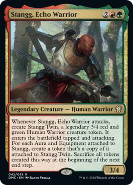 Stangg, Echo Warrior (42) [Dominaria United Commander]